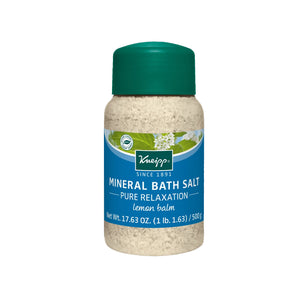 Kneipp Lemon Balm Mineral Bath Salt - Pure Relaxation