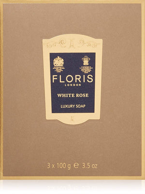 Floris London White Rose Luxury Soap 3-Pack