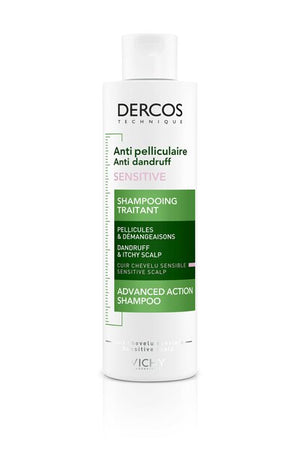 Vichy Dercos Anti-Dandruff Treatment Shampoo for Sensitive Scalps