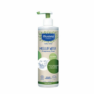 Mustela - Baby-Child Micellar Water Fragrance Free With Organic Aloe Vera & Olive Oil and Aloe 13.5 oz