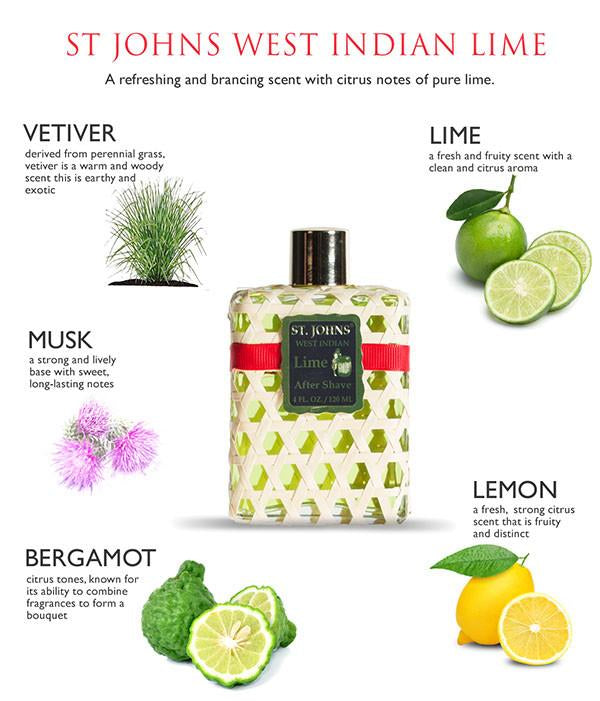 St. Johns West Indian Lime Cologne for Men (Multiple Sizes Available)
