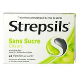 Strepsils Lemon Sugar Free 24 lozenges