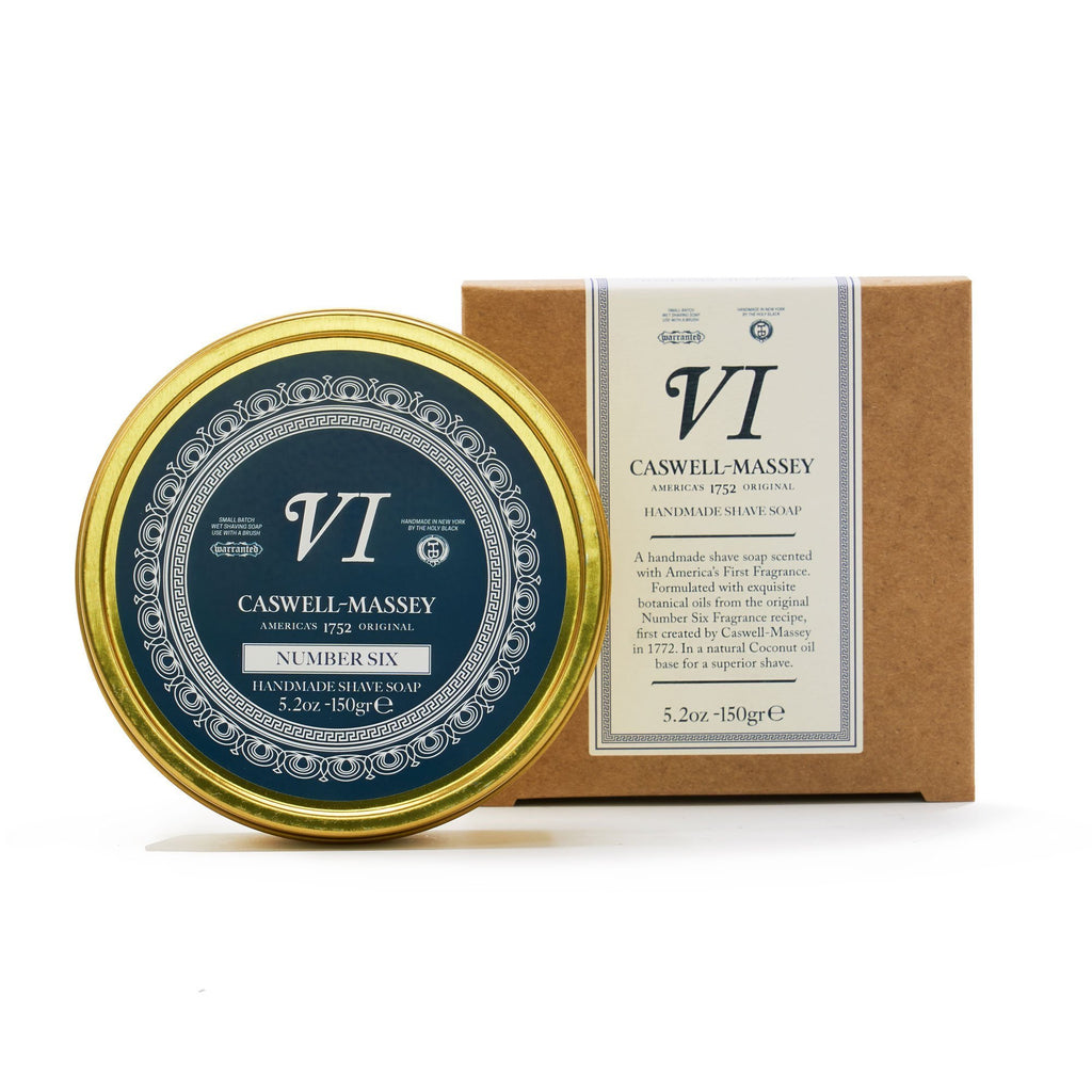 Caswell-Massey SUPERNATURAL NUMBER SIX SHAVE SOAP IN TIN