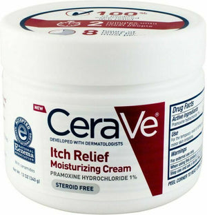 CeraVe Itch Relief Moisturizing Cream Jar