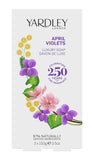 Yardley April Violets Luxury Soaps