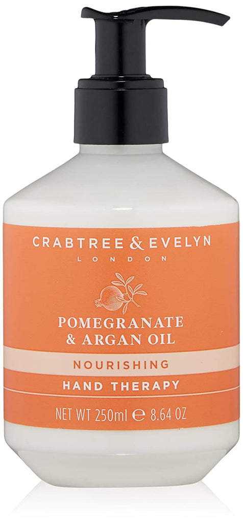 Crabtree & Evelyn Nourishing Hand Therapy, Pomegranate & Argan Oil, 8.64 oz