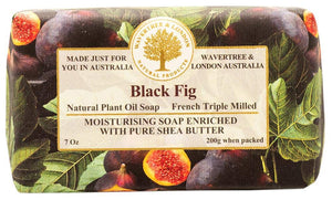 Wavertree & London Australian Natural Luxury Soap Bar 7 Ounces (Black Fig)