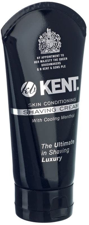 Kent Shaving Cream Superior Men Smooth Cooling Menthol Shave Cream, No More Nicks, Cuts or Razor Burn