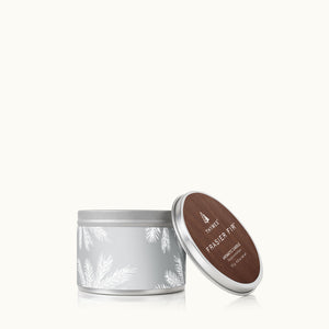 Thymes Frasier Fir Statement Silver Candle Tin 4 oz