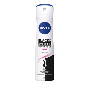 Nivea Invisible Black And White Clear Quick Dry Deodorant 150ml