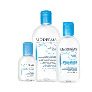 Bioderma Hydrabio H2O Micellar Water, Cleansing and Make-Up Removing Solution.