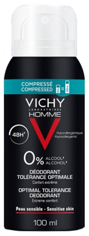 Vichy Homme Optimal Tolerance Deodorant 100ml