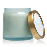 Thymes Washed Linen Statement Poured Candle 16 oz.
